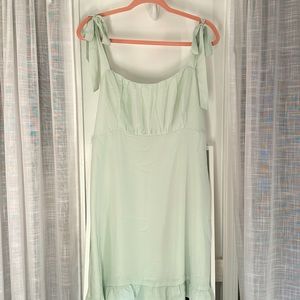 Light mint green Abercrombie and Fitch dress. Size Large. NWT